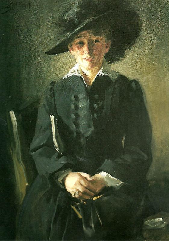 Anders Zorn sigrid carlsund Sweden oil painting art